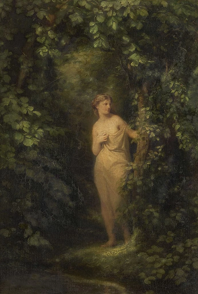 Ninfa nella foresta